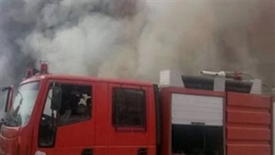 مصرع شخصين في حريق هائل داخل مصنع مراتب في المنطقة الصناعية بالغربية