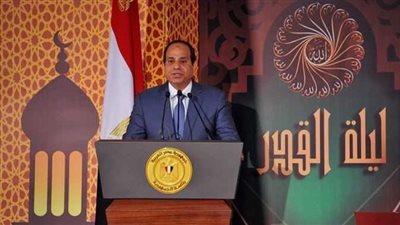 محافظ أسوان يهنئ الرئيس عبد الفتاح السيسى بمناسبة ليلة القدر