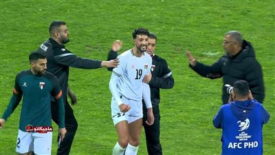 وسام أبو علي يقود فلسطين لذبح اسود العراق فى الوقت القاتل 