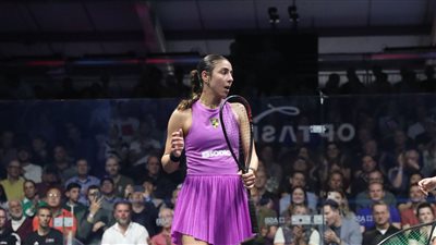 نجمة وادى دجلة هانيا الحمامي تتأهل إلى نصف نهائي بطولة أوبتاسيا للإسكواش