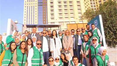 وزيرة التضامن تتفقد حفل إفطار مؤسسة مصر الخير بممشى أهل مصر