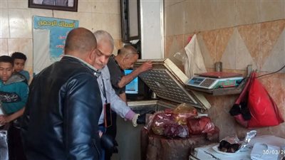 حملة تموينية مكبرة بثاني أيام العيد علي المحلات التجارية والمخابز البلدي