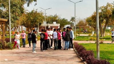 إقبال كبير على زيارة حدائق الرى بالقناطر الخيرية خلال أجازة عيد الفطر 