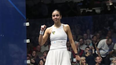 نجمة وادى دجلة هانيا الحمامي تتوج ببطولة أوبتاسيا للإسكواش