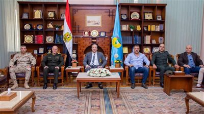 تفاصيل لقاء نائب رئيس جامعة طنطا مع لجنة من منطقة تجنيد طنطا