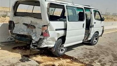 عاجل.. إصابة 12 طالبًا فى حادث انقلاب ميكروباص بأسوان