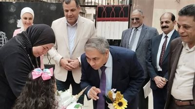 وفد من المركز القومي للامتحانات واليونيسف يشيد بتعليم دمياط في تفعيل البرنامج