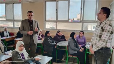 جولة تفقدية لوكيل وزارة التربية والتعليم بدمياط على مدارس عزبة البرج