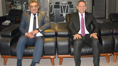 رئيس جامعة دمياط يبحث سبل التعاون مع رئيس جهاز التنمية بالجديدة