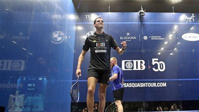 نجم وادى دجلة علي فرج يتأهل لنهائي بطولة الجونة الدولية للإسكواش