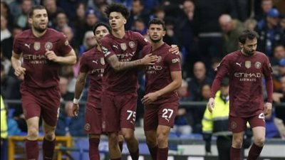 بمشاركة مرموش مانشستر سيتي يهزم إيفرتون خارج الديار فى الوقت القاتل 