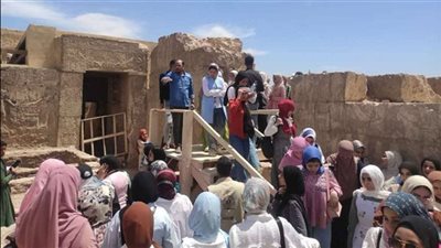 كلية الآثار جامعة سوهاج تنظم زيارة طلابية ميدانية لمنطقة أتريبس الأثرية