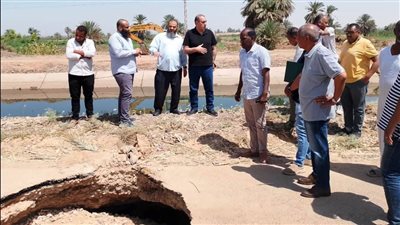 لجنة معاينة الهبوط الأرضي في أسوان تكشف مفاجأة  