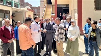 السكرتير العام المساعد بدمياط يتفقد مستشفى السرو المركزي