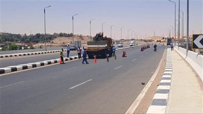 عاجل.. تركيب الفواصل الدائمة بمحور وكوبرى بديل خزان أسوان