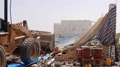 إزالة 132 حالة تعد على أملاك الدولة فى أسوان