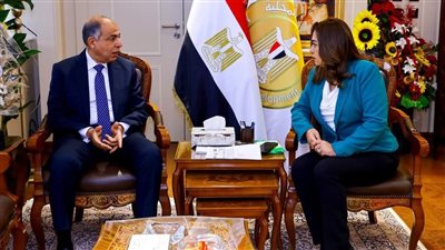 محافظ المنيا يبحث مع وزيرة التنمية المحلية المشروعات التنموية والملفات الخدمية بالمحافظة