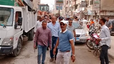 حملة إشغالات موسعة بسمالوط وراء تحرير 30 محضرا