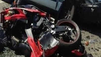 مصرع شخص في حادث تصادم سيارة بدراجة نارية في البدرشين 