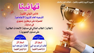 تعليم القاهرة يفوز بالمركز الأول بمسابقة 