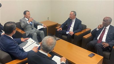 الدكتور أحمد غنيم فى زيارة إلى اليابان قبل الافتتاح الرسمى للمتحف المصري الكبير