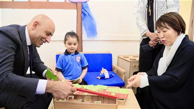 تفاصيل زيارة وزيرى التعليم المصري واليابانى للمدرسة المصرية اليابانية بحدائق أكتوبر