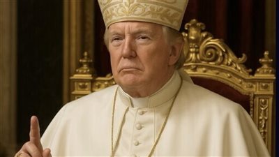 ترامب يكشف قصة صورته وهو يرتدي زي بابا الفاتيكان