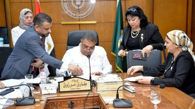 محافظ الدقهلية في اللقاء الدوري مع أعضاء مجلسي النواب والشيوخ