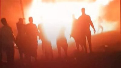 حريق ضخم يلتهم مصنع بلاستيك بالمدينة الصناعية الجديدة بالمنيا 