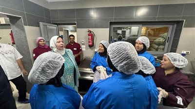 إدارة مكافحة التسرب التعليمى تفتتح نموذج للمطبخ الصحي لإعداد وجبات التغذية المدرسية