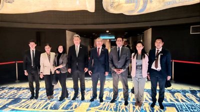 وفود دولية رفيعة المستوى تزور المتحف القومي للحضارة 