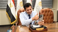 وزير الرياضة يهنيء منتخب الشباب بعد الفوز علي غانا والتأهل المونديال