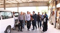 محافظ دمياط يتابع انتظام سير العمل بموقف رأس البر