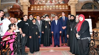 محافظ الدقهلية يشهد الاحتفال بمولد القديسة دميانة ببلقاس