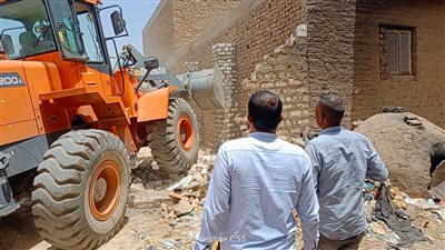 بالصور.. حملات مكثفة لإزالة واسترداد أراضي أملاك الدولة جنوب الأقصر