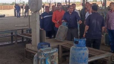 ضبط أسطوانات ناقصة الوزن خلال حملة تفتيشية بالمنيا 