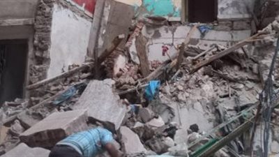 عاجل.. انهيار منزل من طابقين بالمنيا