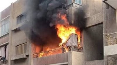 نشوب حريق هائل داخل شقة سكنية دون خسائر في الأرواح بالأقصر