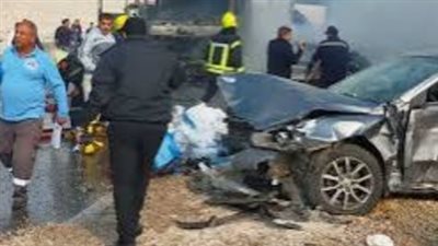 إصابة 5 مواطنين في حادث تصادم عدد من السيارات بالفيوم 