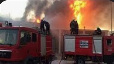 عاجل.. حريق هائل فى مركز شباب بأسوان