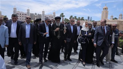 جولة تفقدية لموقع دير أبو مينا الأثري ودير مارمينا بالإسكندرية