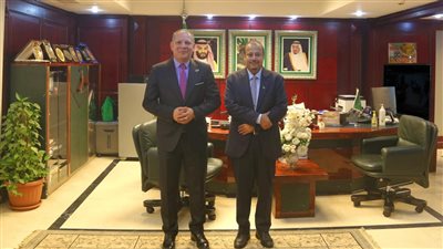 تفاصيل زيارة رئيس جامعة دمياط للملحقية الثقافية السعودية بالقاهرة
