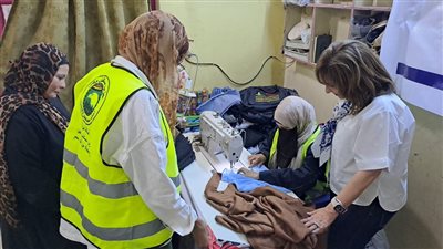 بالصور.. افتتاح مشروع تدريب السيدات علي الخياط لتعزيز قدراتهن الاقتصادية بالأقصر