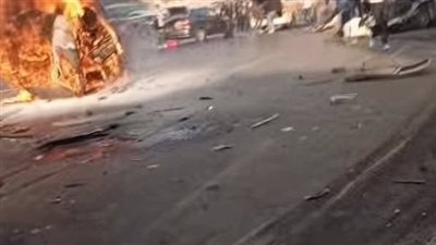 مصرع وإصابة 17 شخصًا في حادث تصادم 7 سيارات أعلى دائري البساتين|صور