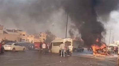 القبض على سائق السيارة النقل المتسبب في الحادث المروع أعلى دائري البساتين