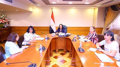 وزيرة التضامن تناقش خطة تطوير مؤسسات الدفاع الاجتماعي 