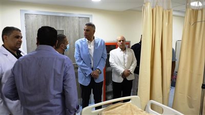محافظ أسوان يتفقد مستشفى كوم أمبو المركزى لخدمة 500 ألف نسمة