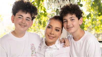 أصالة في عيد ميلاد أولادها التوأم: 