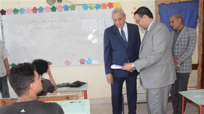 محافظ الغربية يتفقد لجان امتحانات الشهادة الإعدادية في أول أيامها 