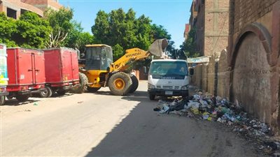 حملات مكثفة للنظافة ورفع الإشغالات وصيانة الطرق والإنارة بمراكز المنيا
